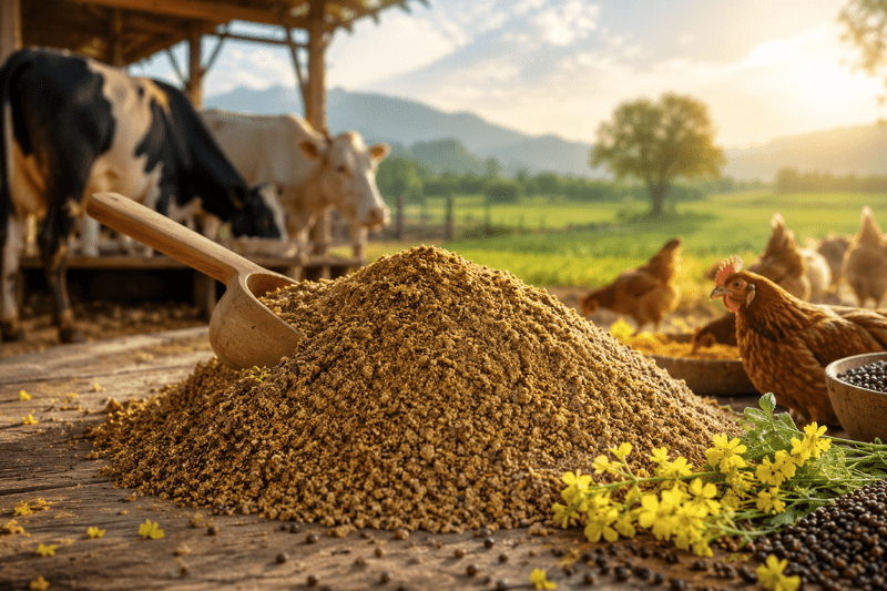 You are currently viewing What is Mustard DOC? Uses, Nutritional Value & Benefits in Animal Feed