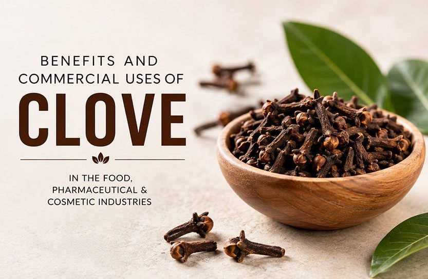You are currently viewing Benefits and Commercial Uses of Clove in the Food, Pharmaceutical & Cosmetic Industries